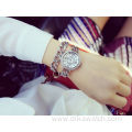 New hot-selling BS double chain rhinestone Roman ladies watch diamond-studded luxury fashion steel band watch 1329